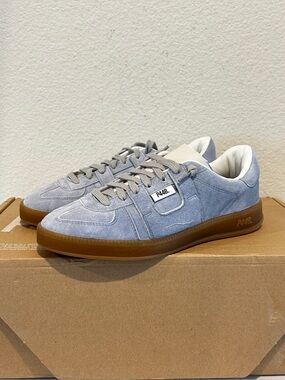 NIB P448 Women's Monza Sneakers in Jeans White, Size 37, Retail $325